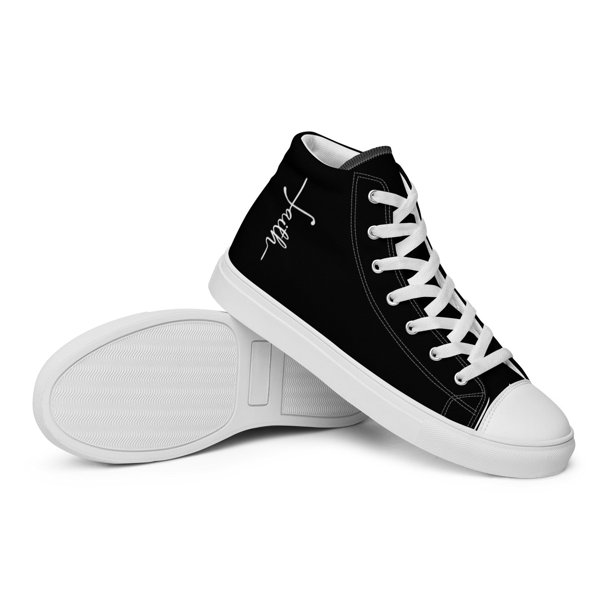 High Top Canvas Shoe for WOMEN - faithbook