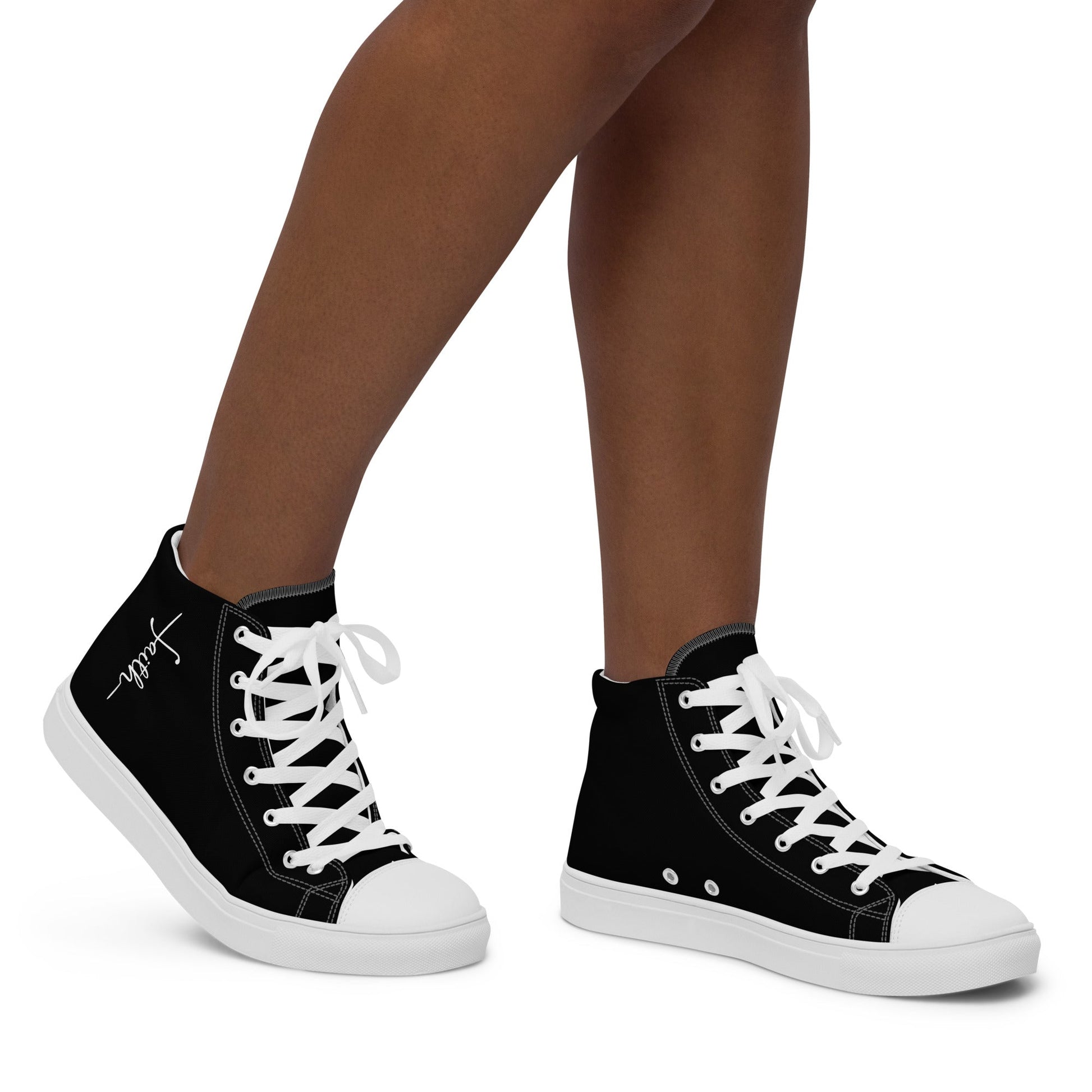 High Top Canvas Shoe for WOMEN - faithbook