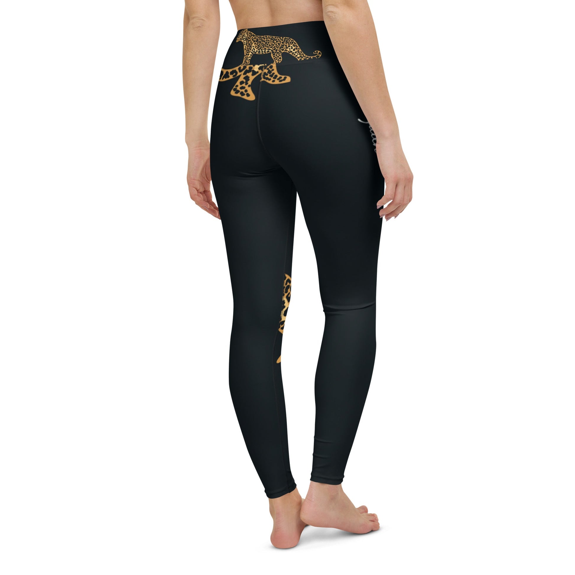 Leggings "Jesus is Lord, whether you believe it or not!" Leopard Print - faithbook
