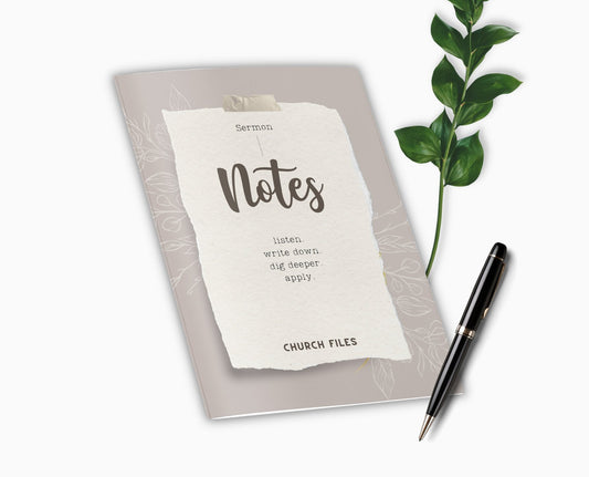 Sermon Notes Journal - faithbook